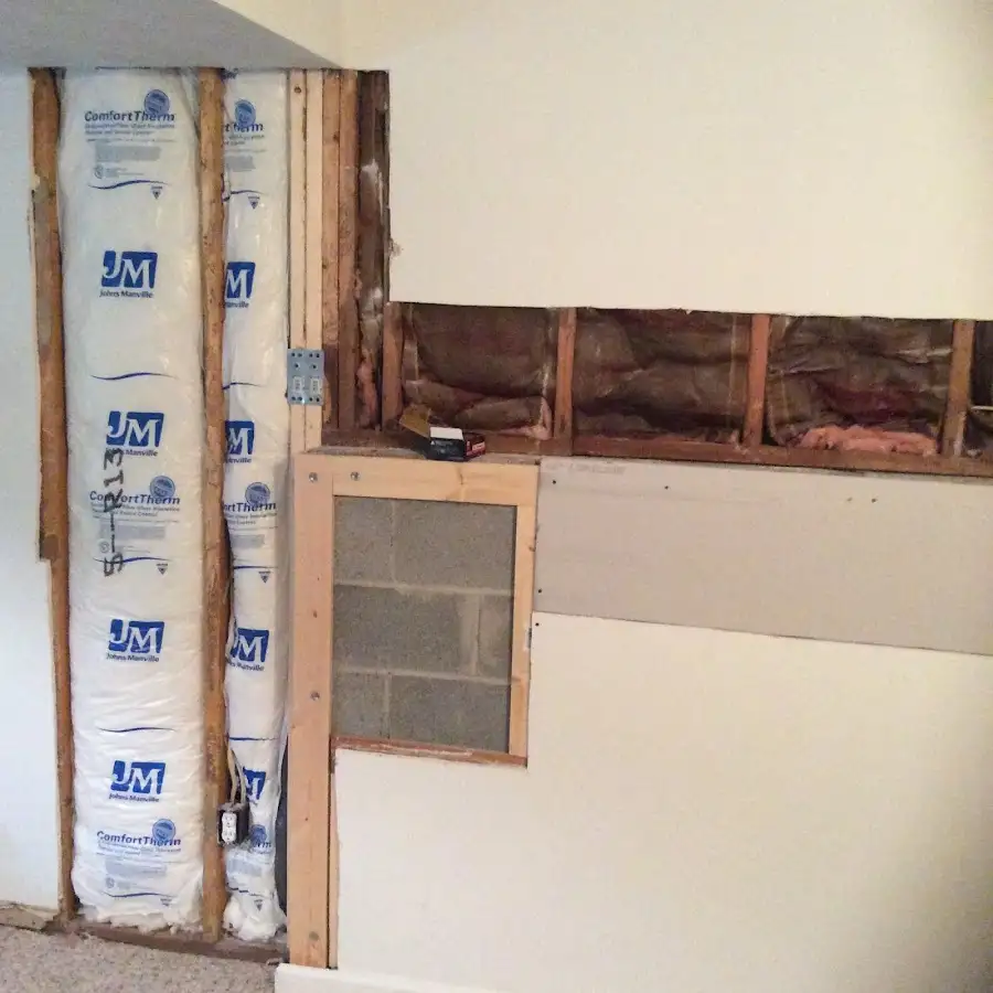 Wall insulation replacement during Structural Drying in Cape Coral